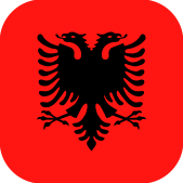 Vlag van Albanië, deelnemer aan het EK 2024