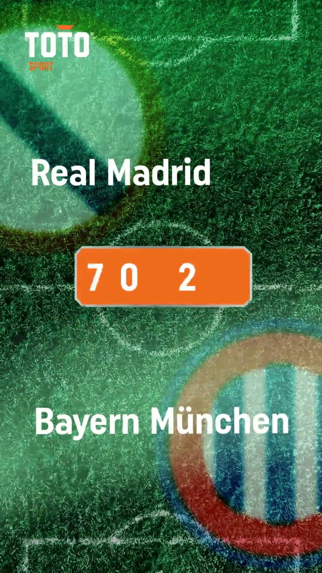 Real Madrid en Bayern München statistieken video bij TOTO Sport