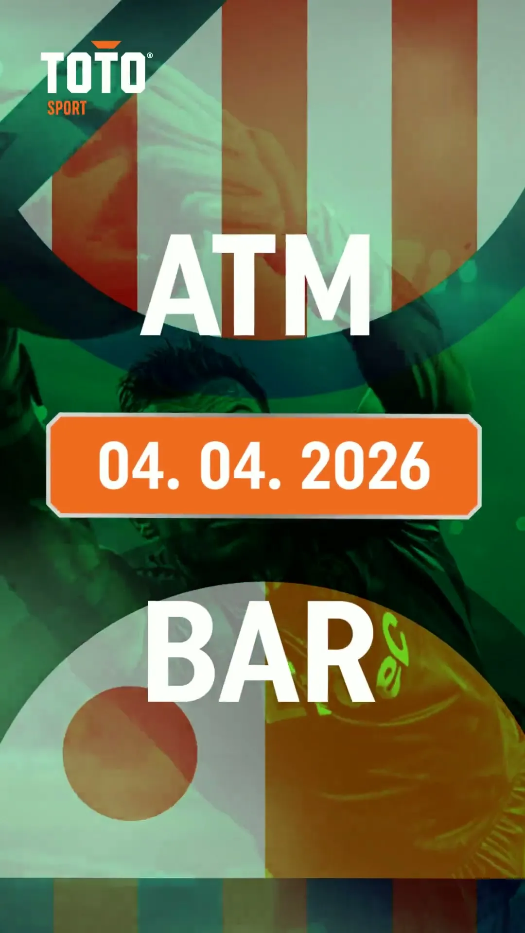 TOTO Sport wedstrijd tussen ATM en BAR op 04.04.2026