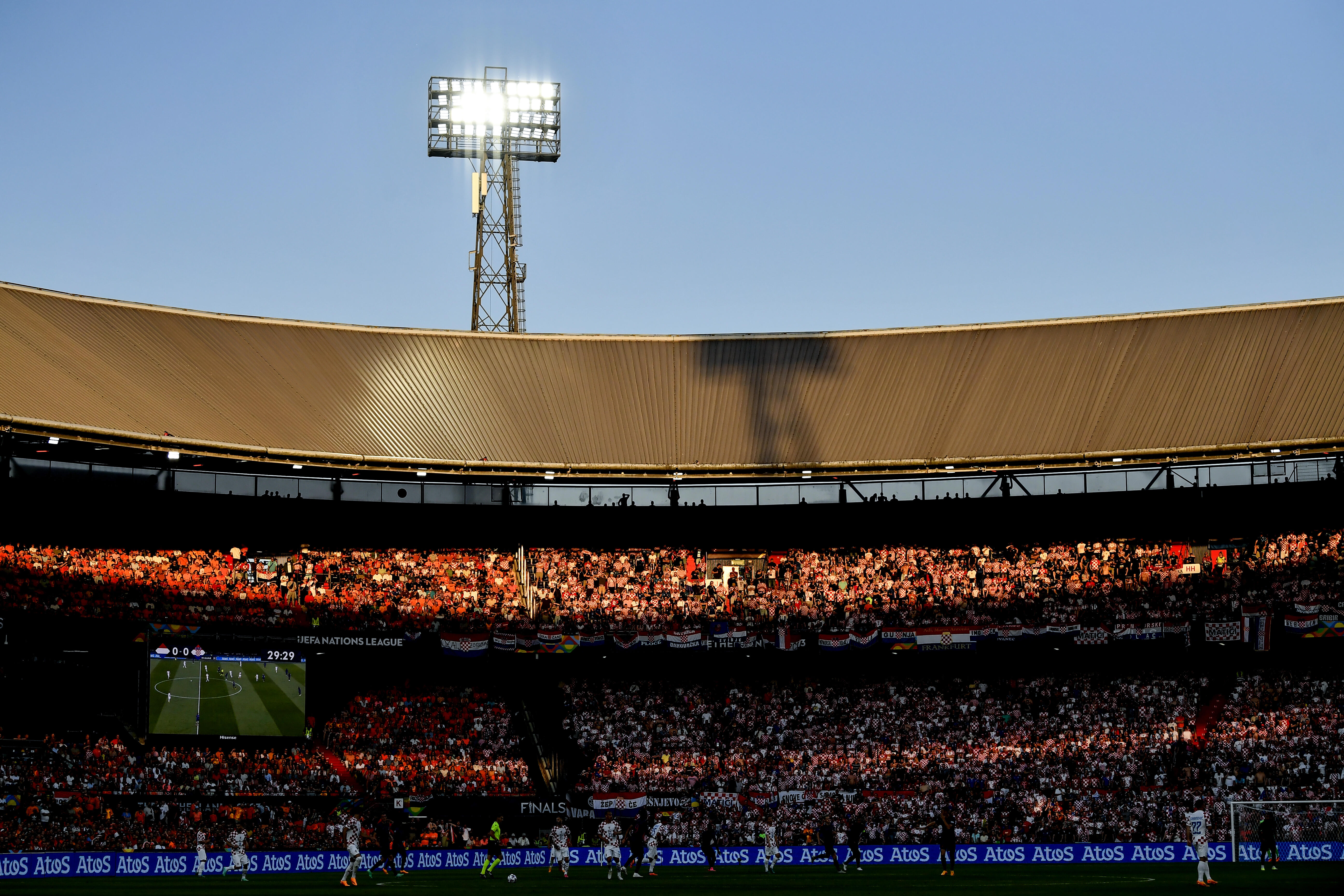 Nederland speelt tegen Canada in De Kuip in Rotterdam