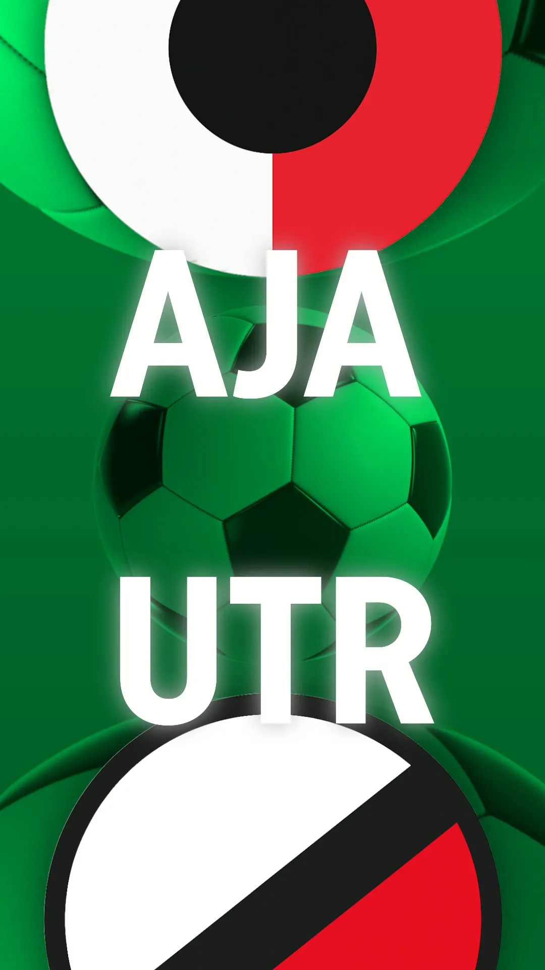 Voetbalwedstrijd AJAX tegen UTRECHT