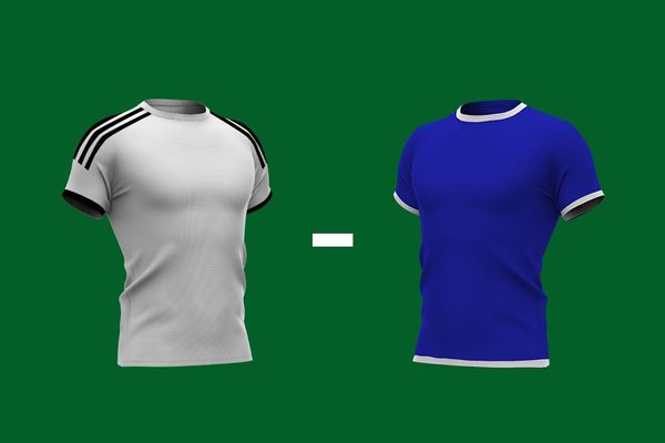 De shirtjes van Real Madrid en Al-Hilal
