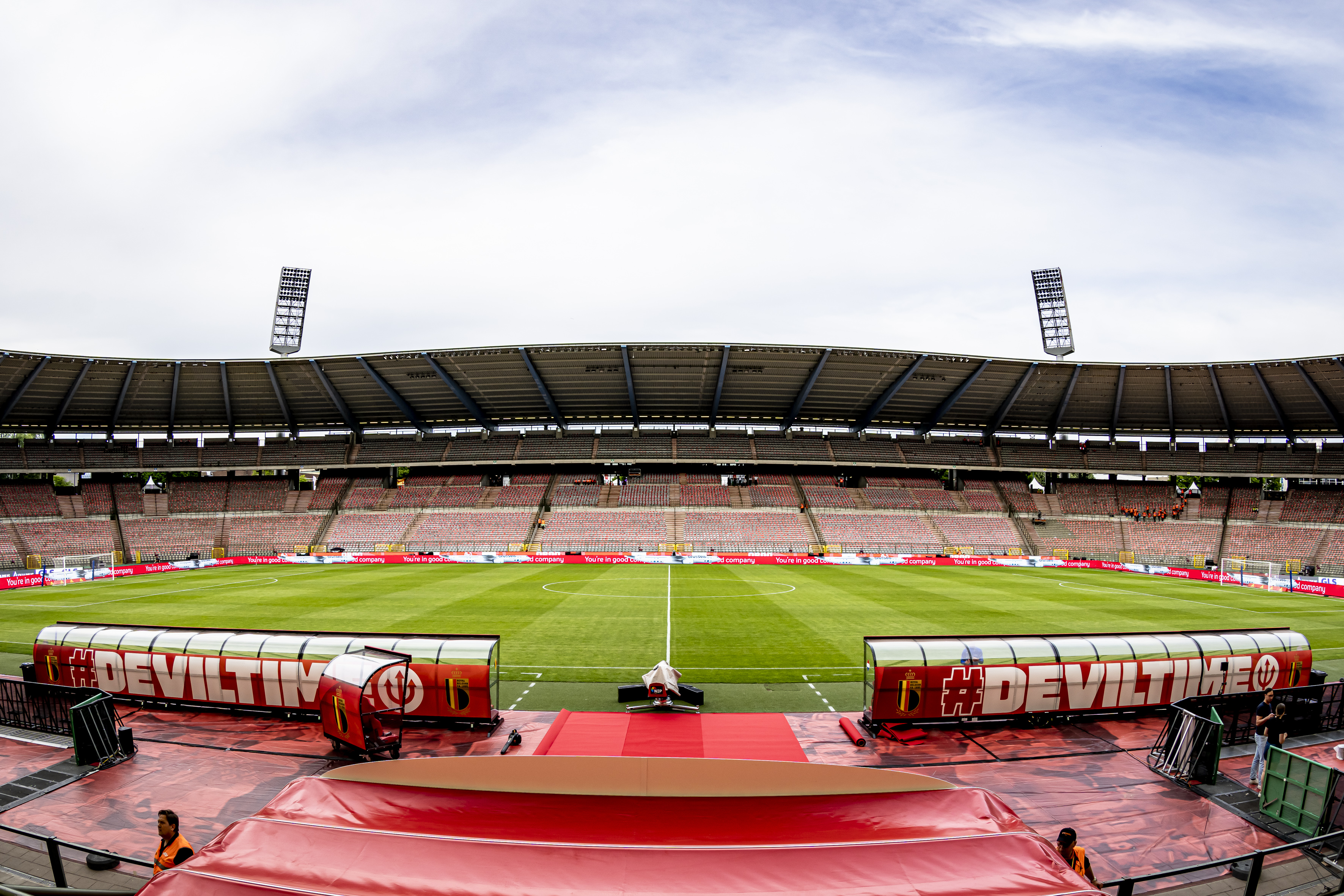 België ontvangt in het Koning Boudewijnstadion in Brussel Italië in de Nations League