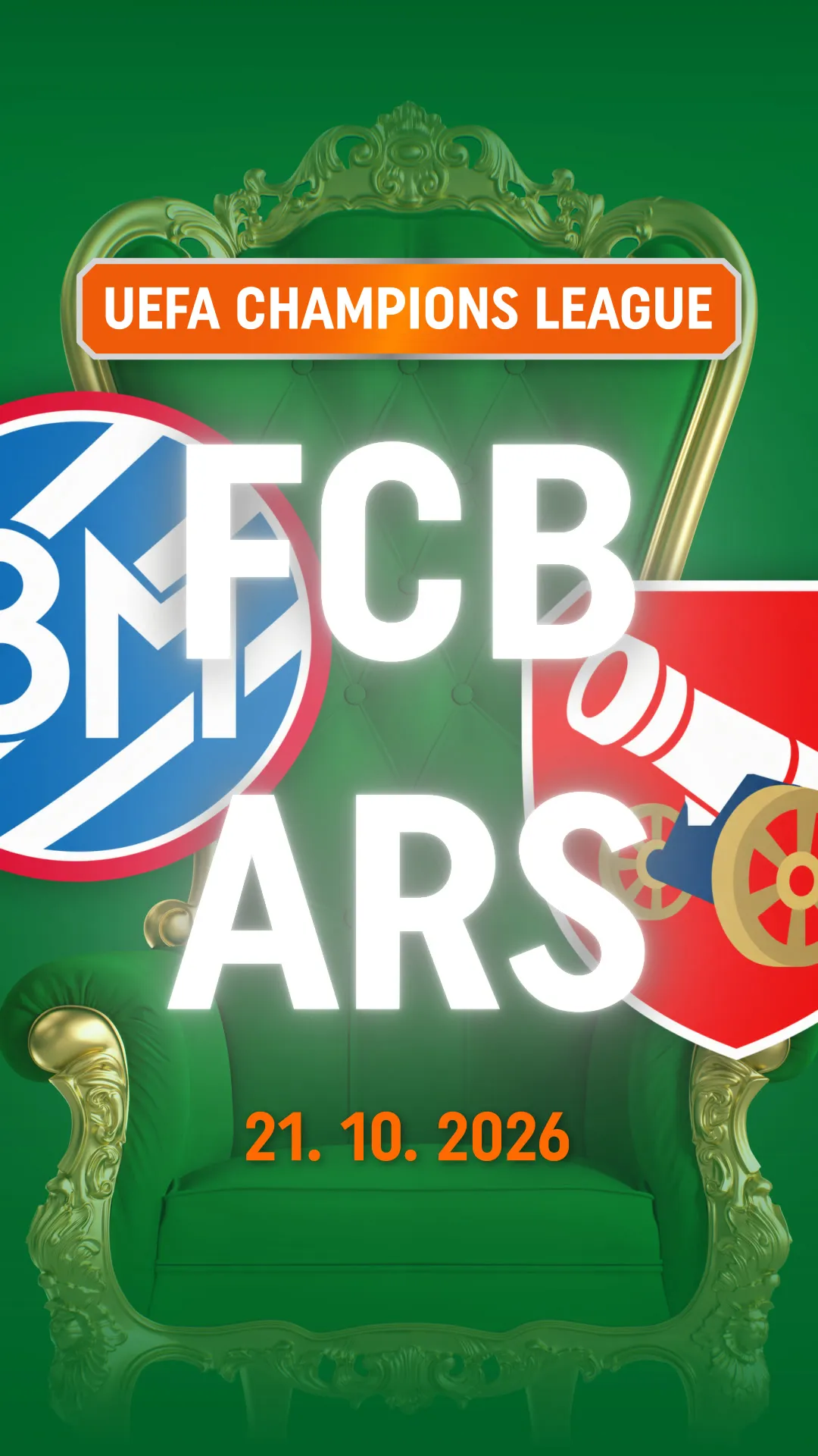 UEFA Champions League wedstrijd FC Basel tegen Arsenal op 21 oktober 2026