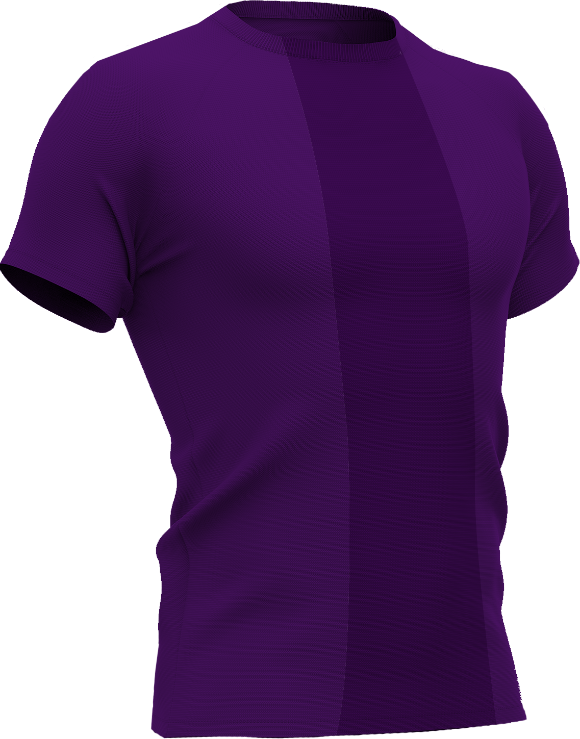 Thuisshirt van RSC Anderlecht in volledig paars, met subtiele verticale banen in een iets donkerdere tint.