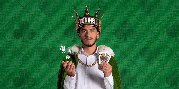 21 + 3 side bet blackjack met koning toto