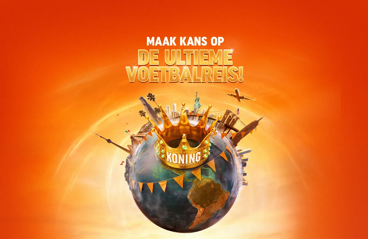 Maak kans op de ultieme voetbalreis met een wereldbol en gouden kroon