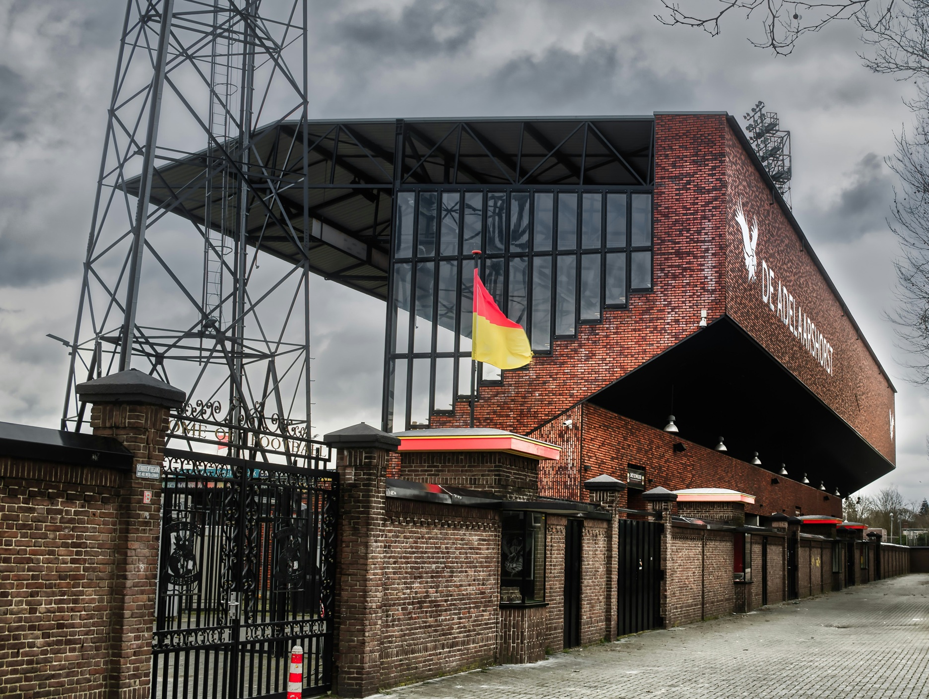 Tribune De Adelaarshorst stadion in Deventer