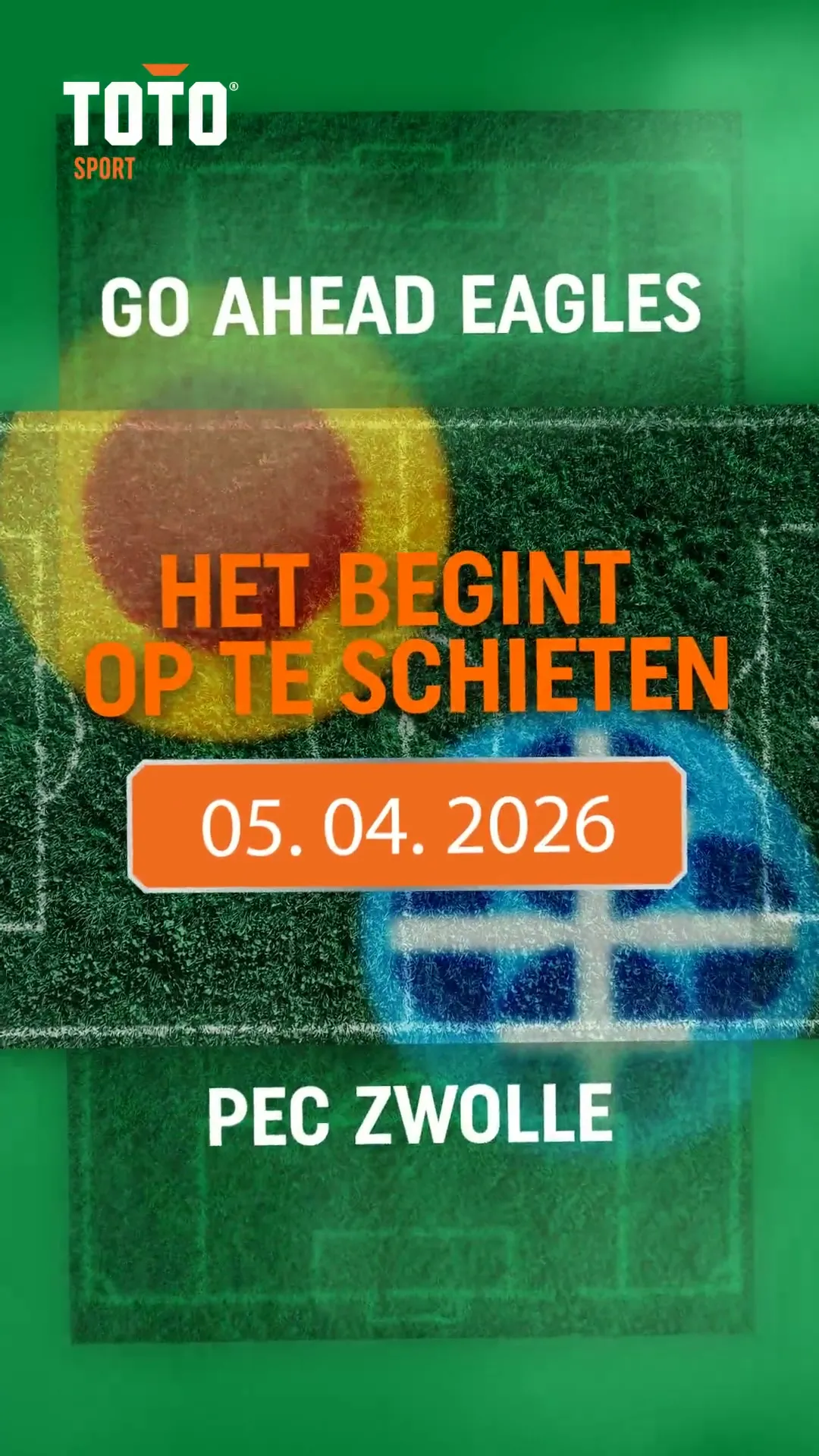 Wedstrijd Go Ahead Eagles tegen PEC Zwolle op 05.04.2026