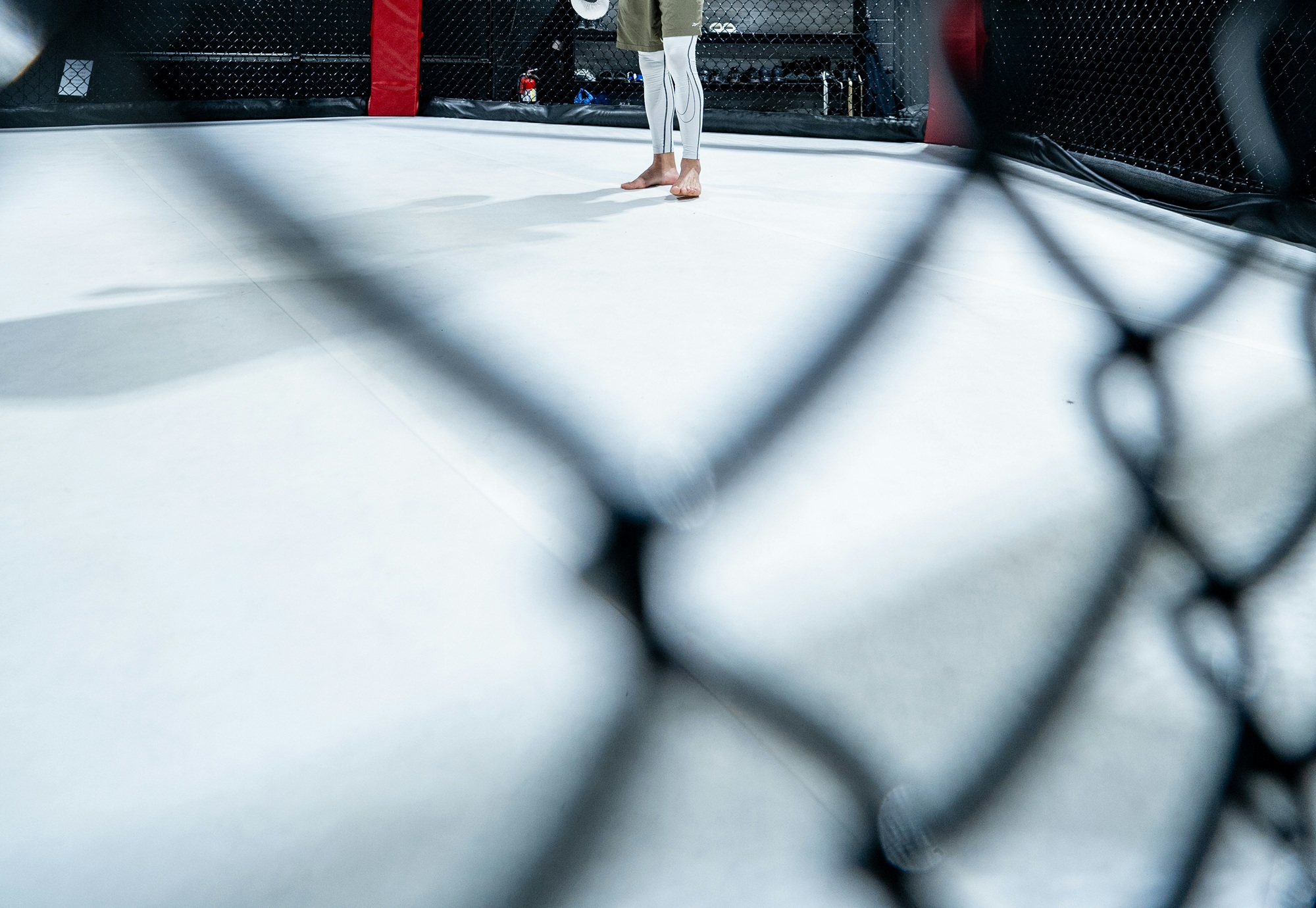 Vechter in een UFC ring