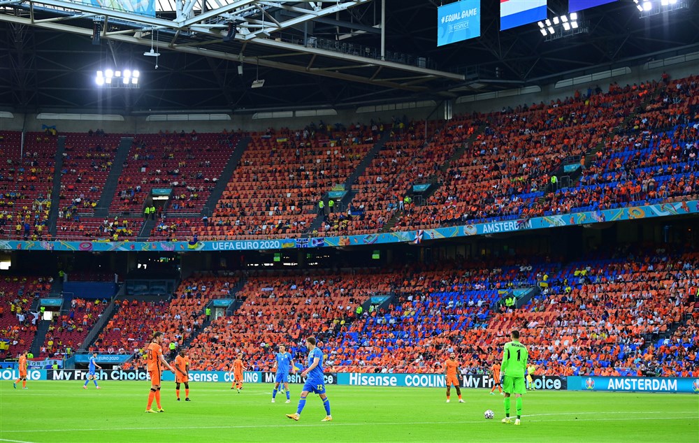 De Johan Cruijff Arena waar Nederland een aantal EK-kwalificatiewedstrijden speelt