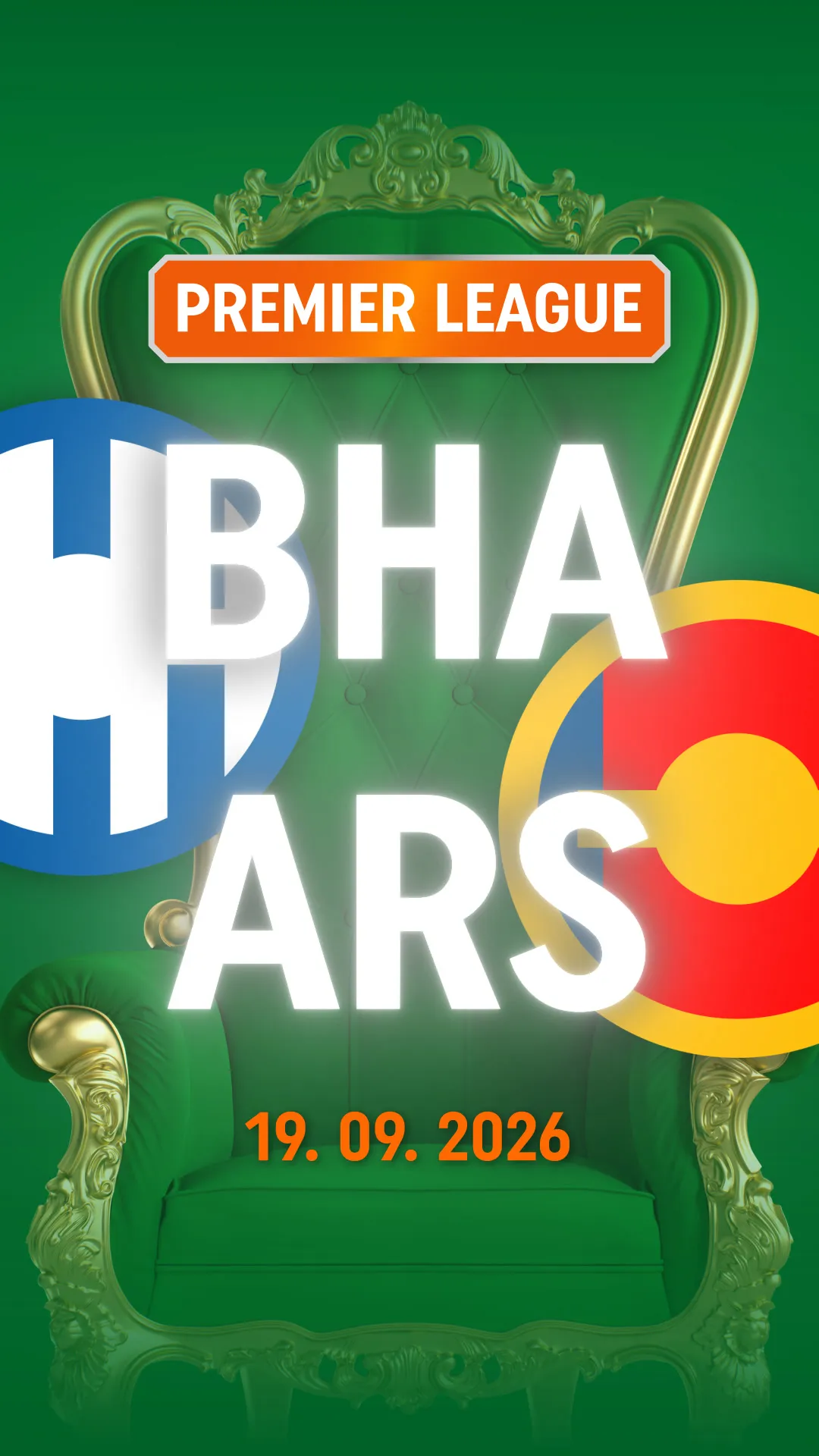 Premier League wedstrijd BHA tegen ARS op 19.09.2026