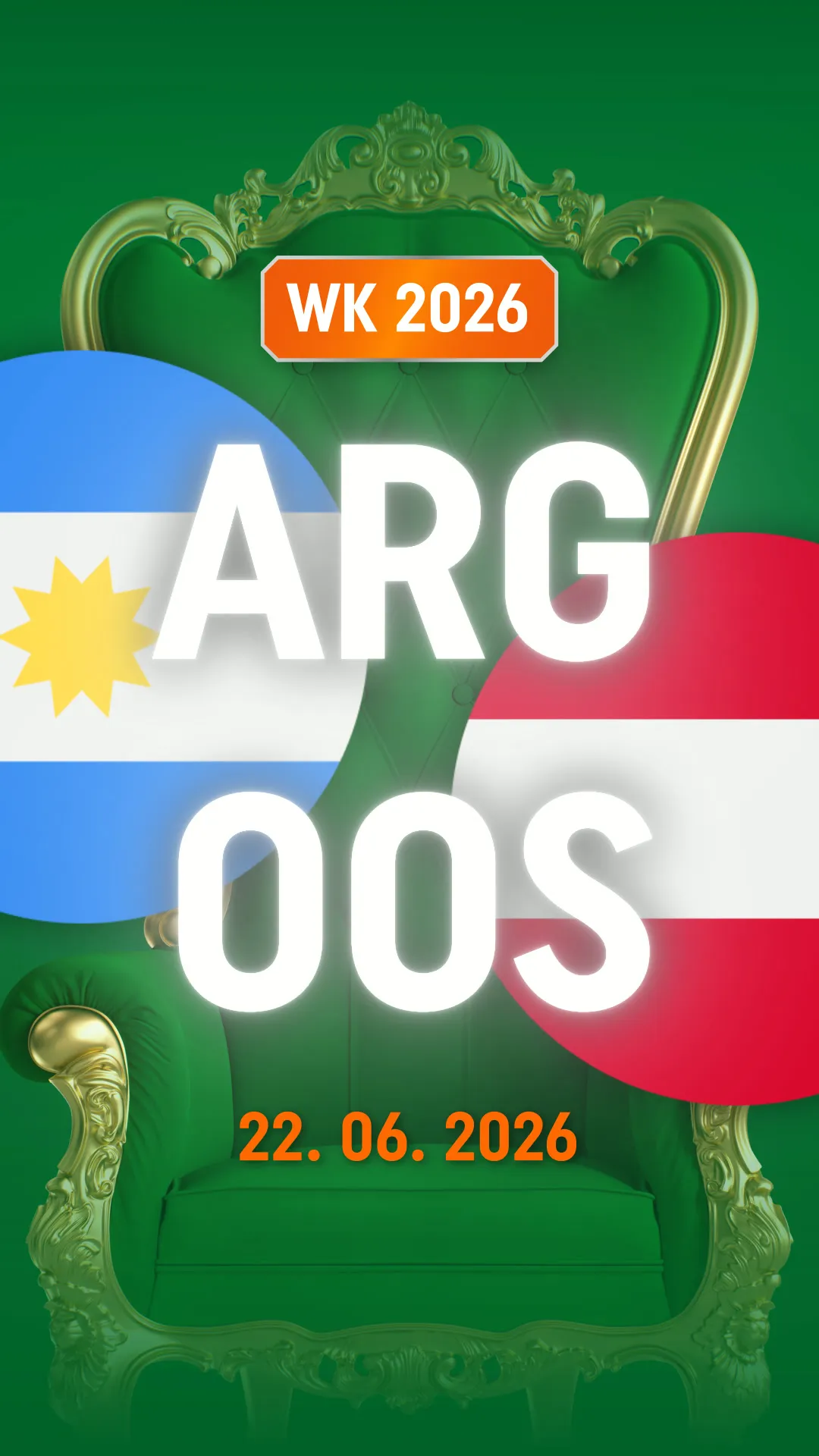 WK 2026 wedstrijd Argentinië tegen Oostenrijk op 22 juni 2026
