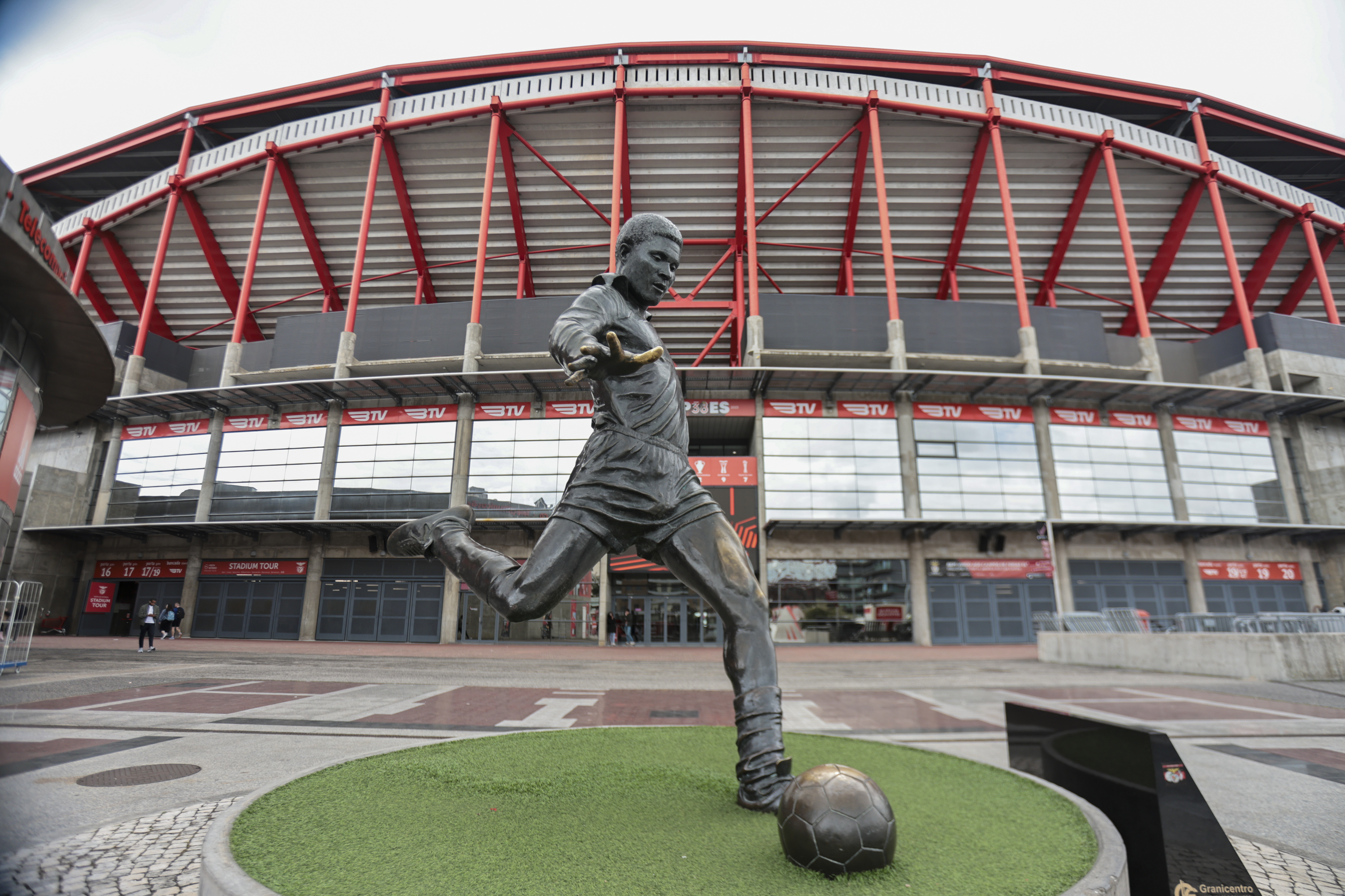 Het Estadio da Luz, thuishaven van Benfica en het Portugese nationale elftal met Cristiano Ronaldo