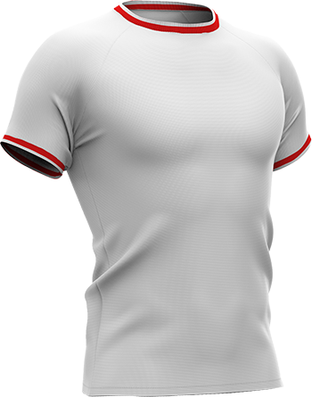 Een animatie van het thuisshirt van Sevilla