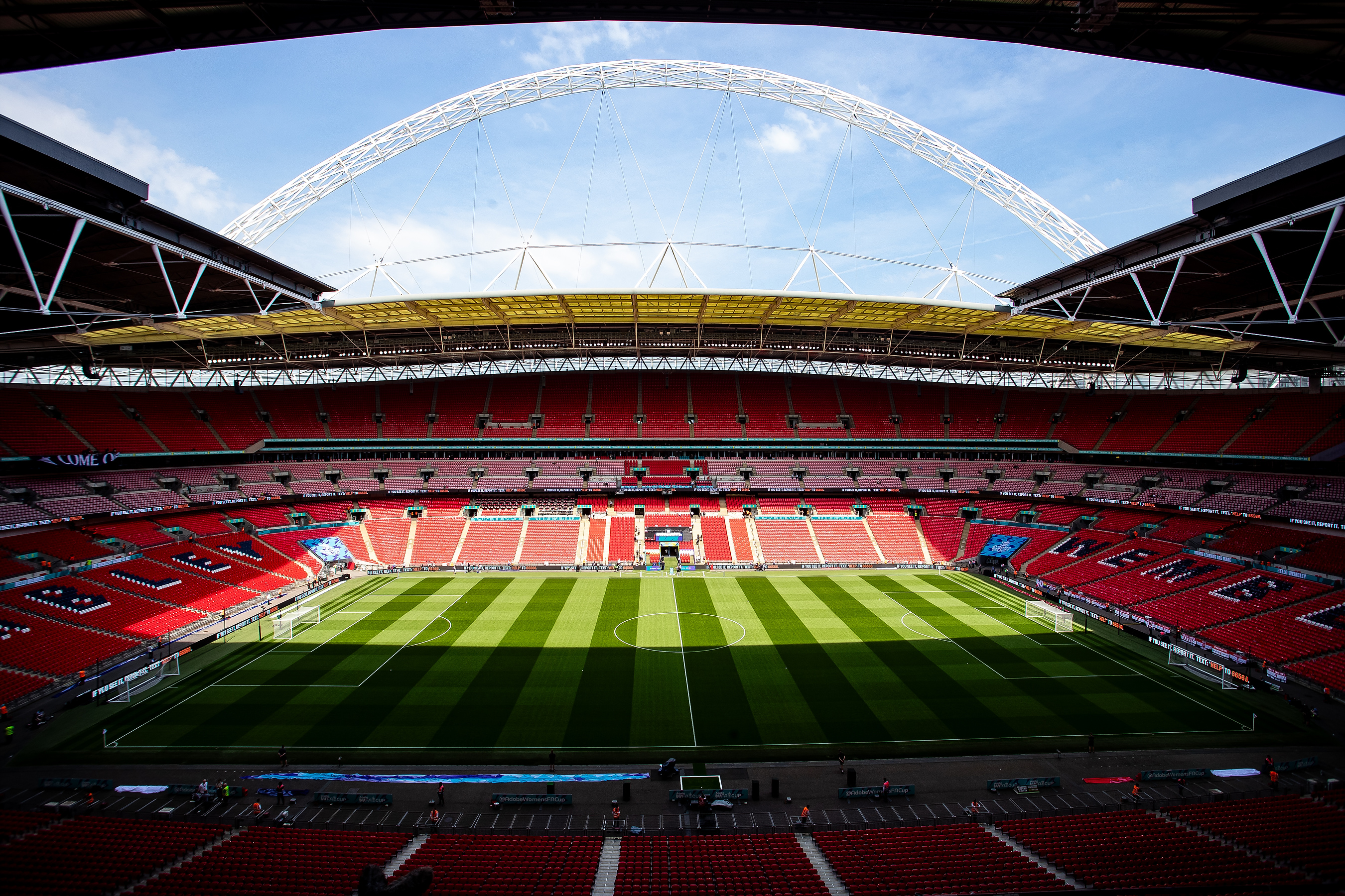 Wembley Stadium, decor van de FA Cup Finale