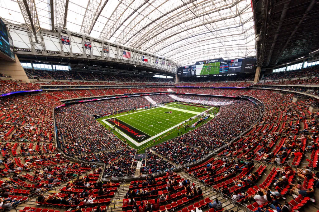 Vol stadion tijdens American Football wedstrijd