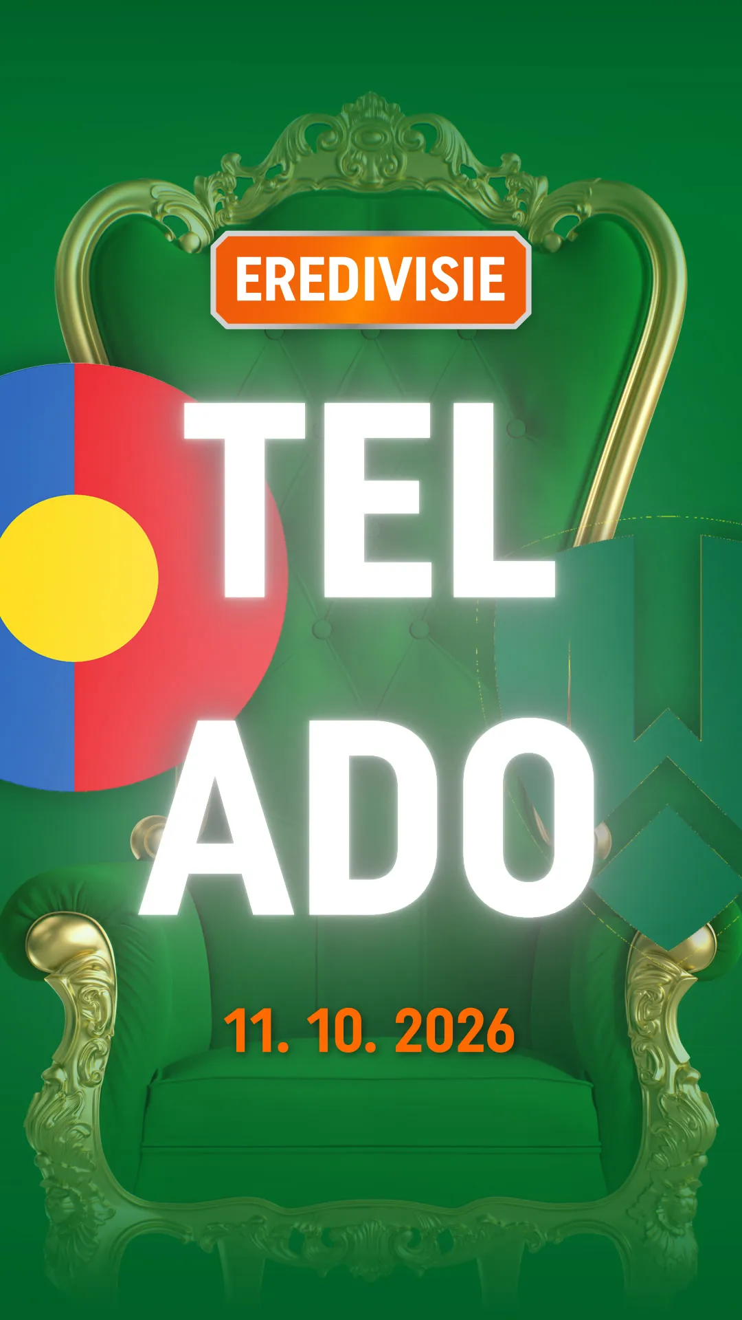 Eredivisie wedstrijd Tel Ado 11 10 2026